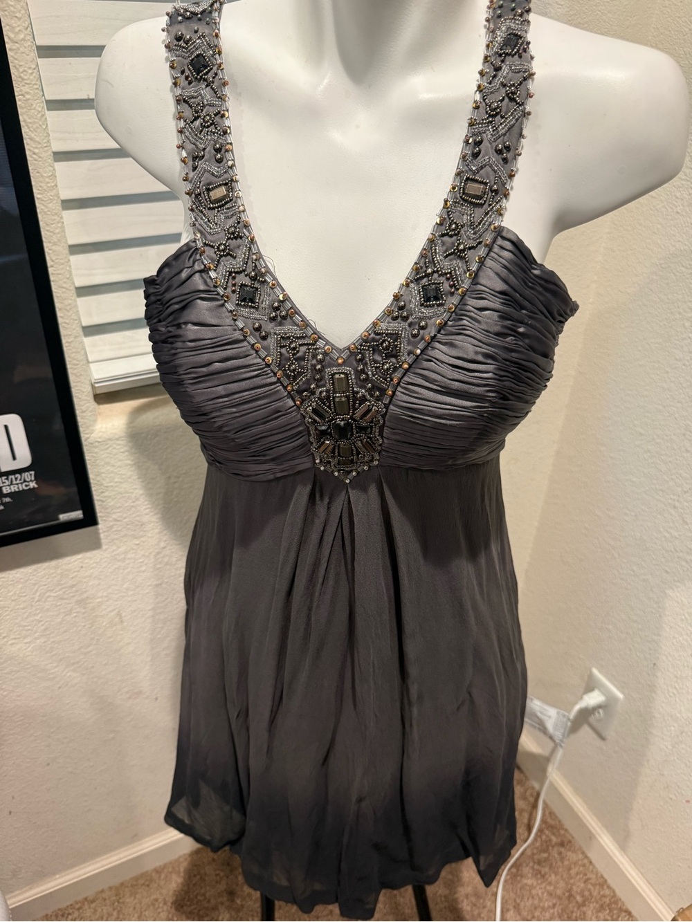 Sue Wong Nocturne Silk blend beaded Dress